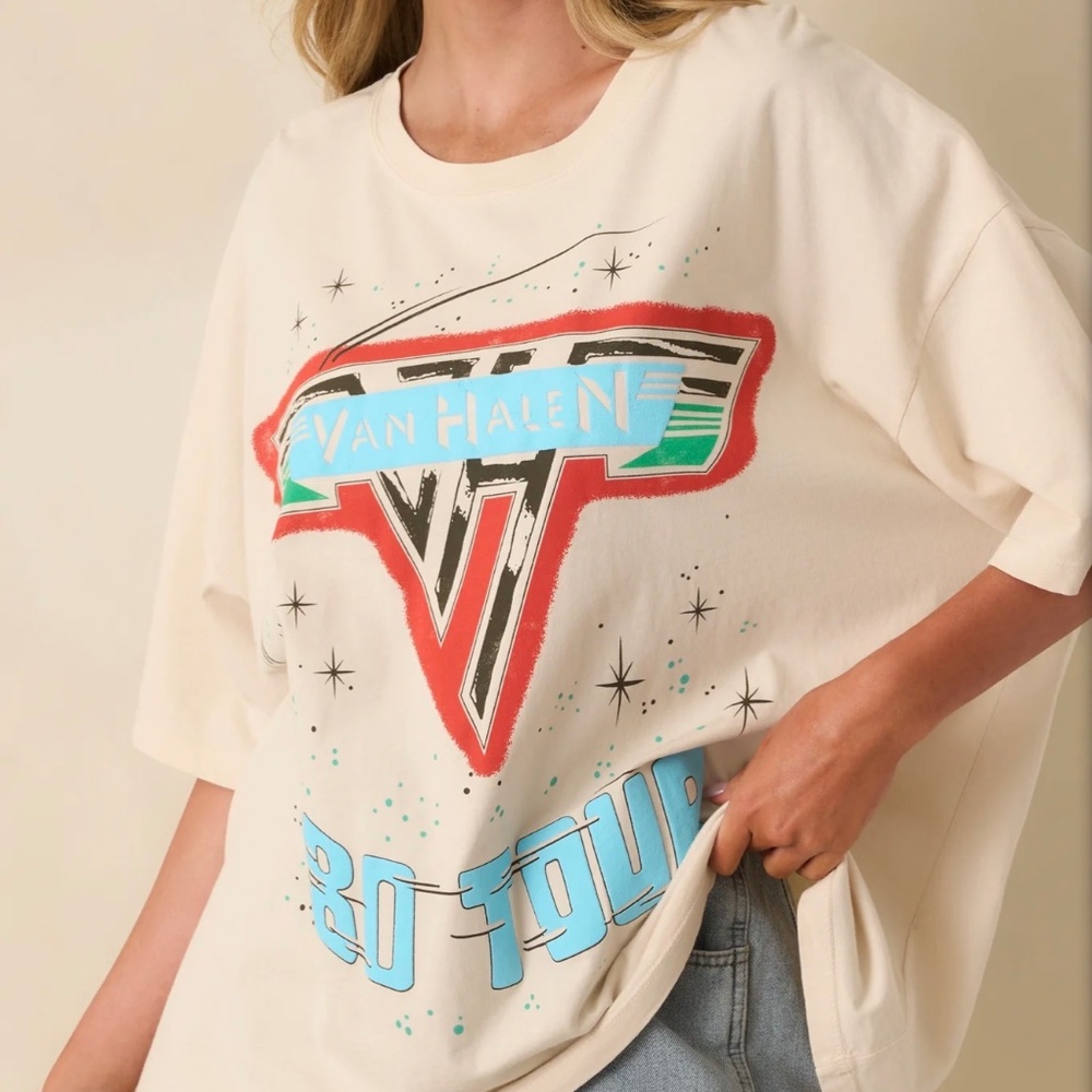 NWT Daydreamer Van Halen 1980 Tour One Size Tee